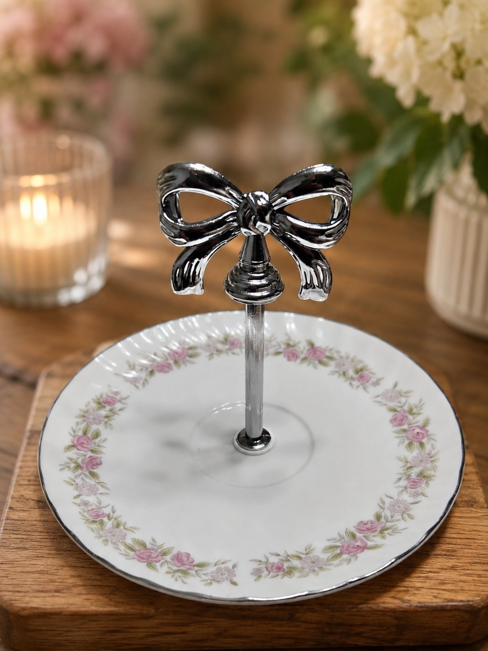 🌸 Vintage-Inspired Floral Trinket Dish 🌸